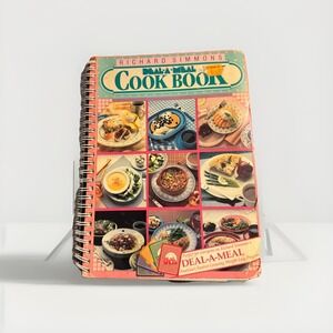 Richard Simmons Deal-A-Meal Cookbook 1987 Paperback Spiral Bound
